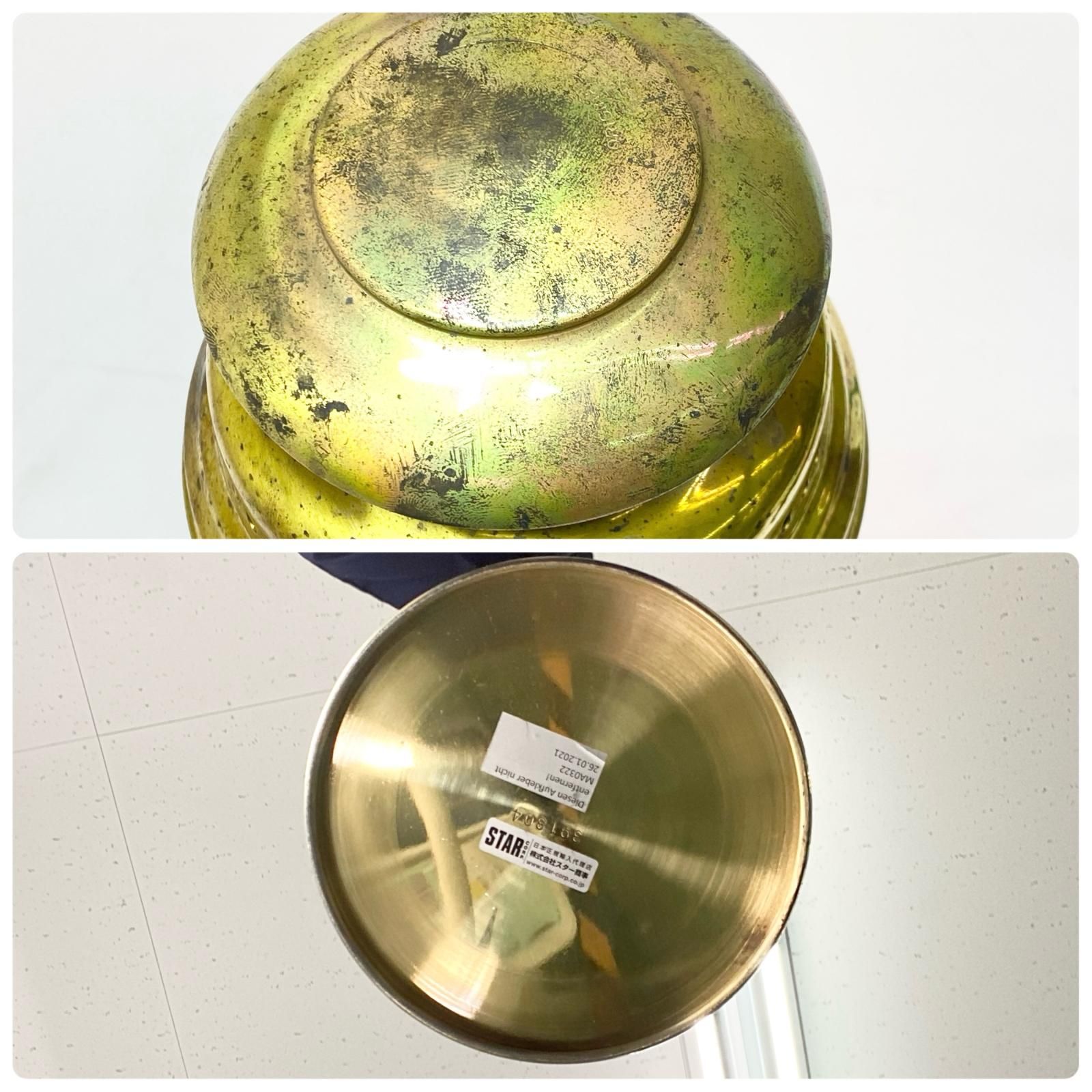 ωωPetromax HK500 灯油ランタン 程度BC 使用感有 説明書付/金色