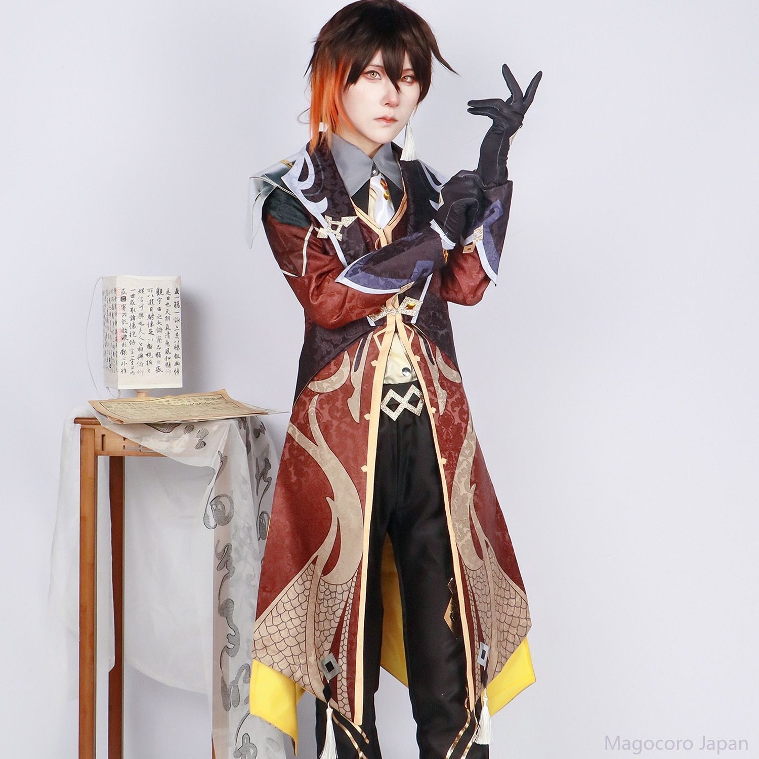 原神コスプレコスチューム鐘離セットゲームコスプレコスプレ衣装岩王帝君衣装セット