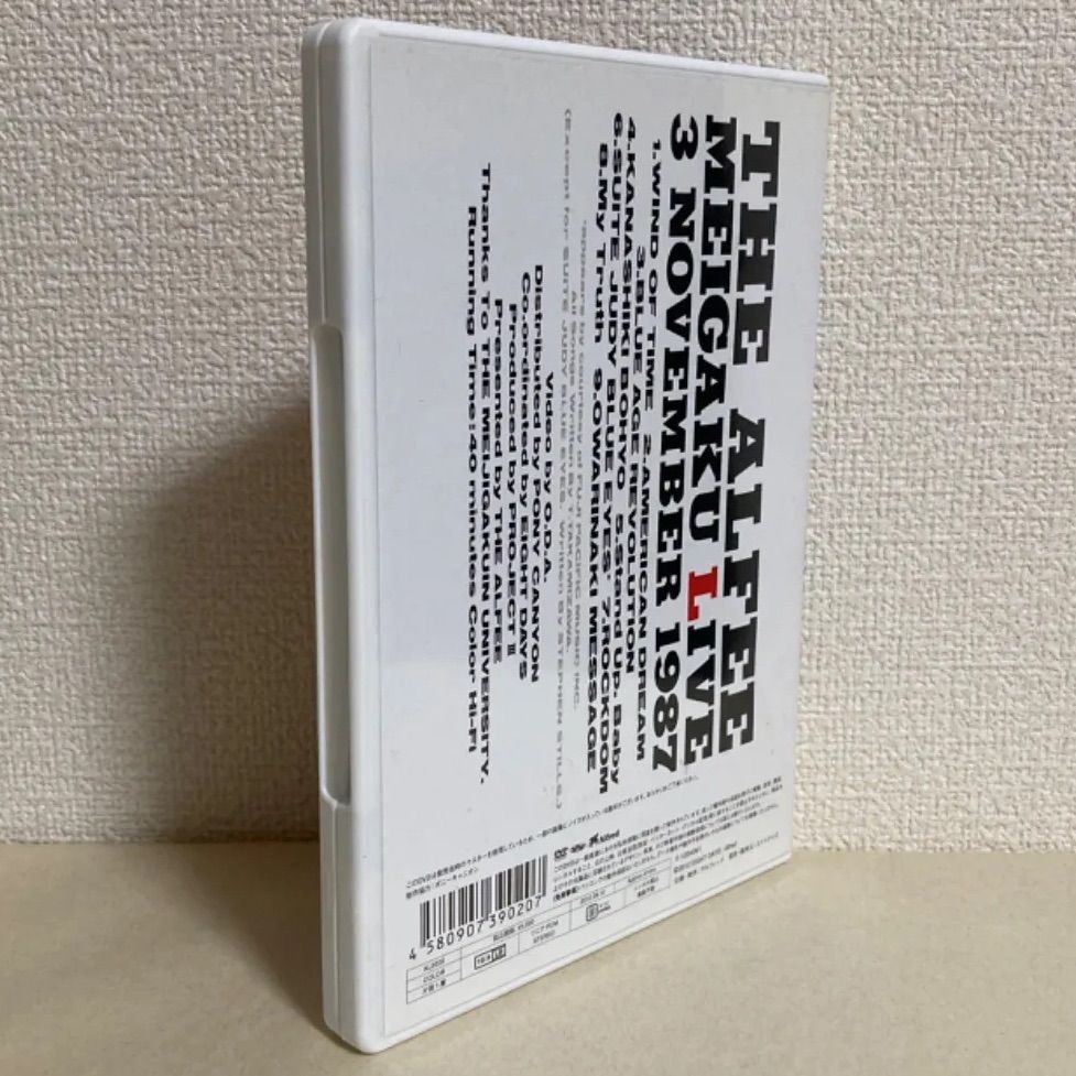 DVD/THE ALFEE MEIGAKU LIVE 3 NOVEMVER 1987 - メルカリ