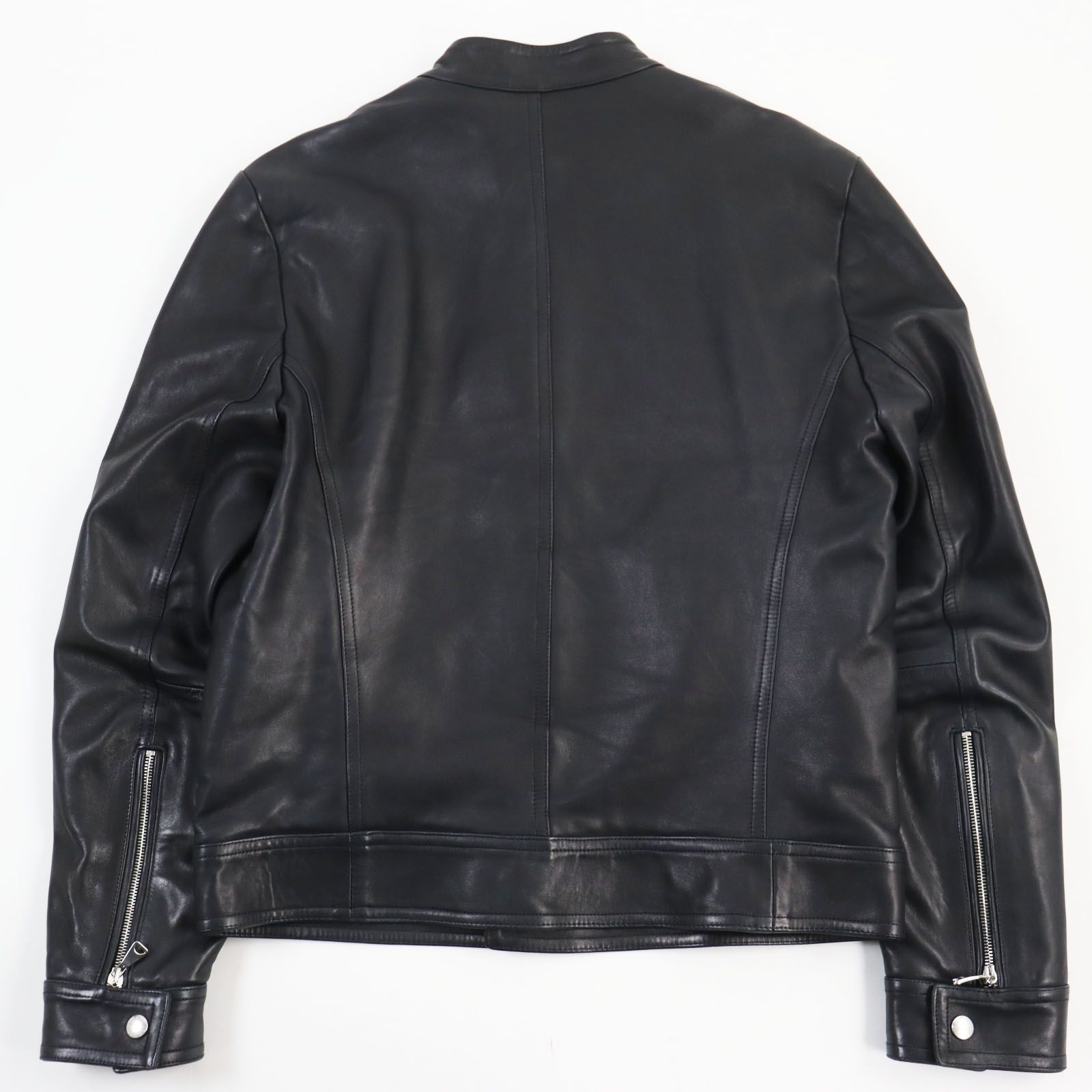 美品○EMMETI エンメティ 2101991 ANDREA アンドレア ラムレザー 中綿 