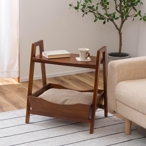 サイドテーブル ペットソファ クッション 犬 イヌ 猫 ネコ くつろぐ