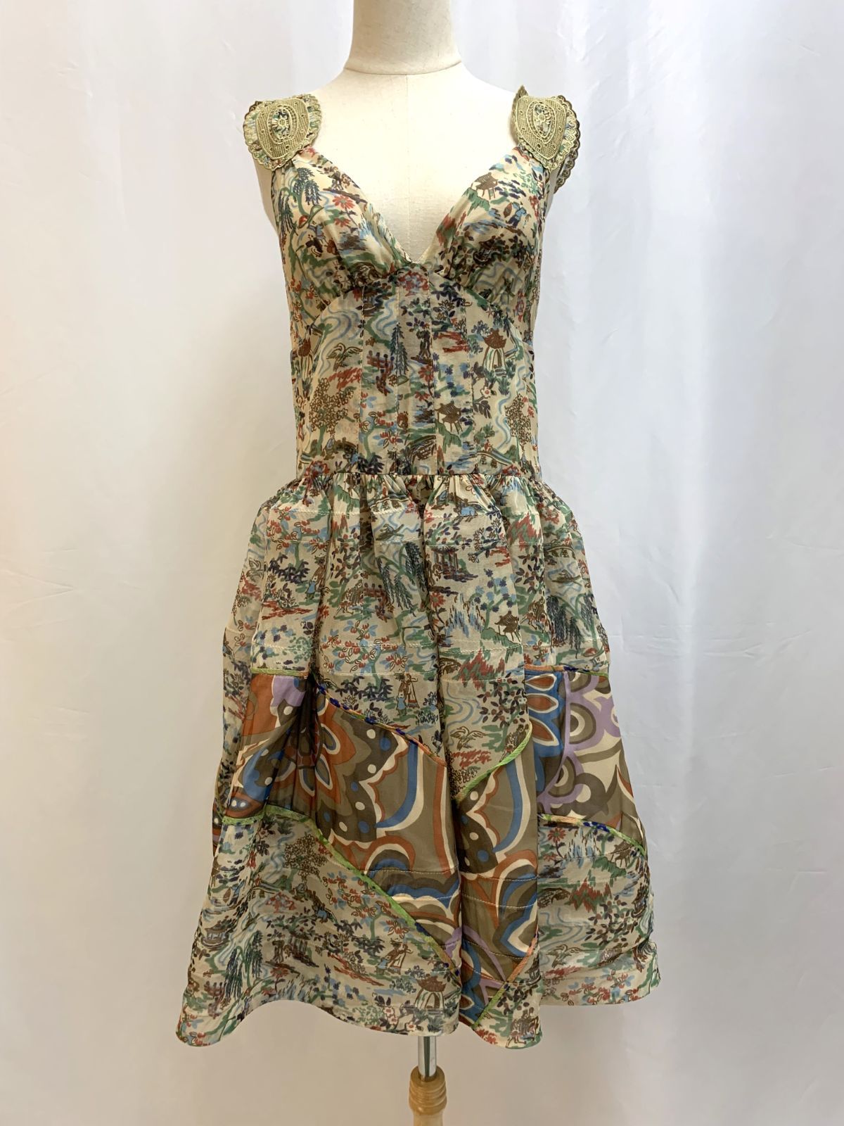 KEITAMARUYAMA ワンピース　ドレス KEITAMARUYAMA × AMERI BLUR FLOWER DRESS