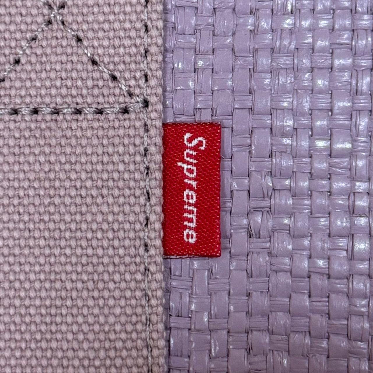 未使用品 Supreme 20SS Raffia Tote Bag ラフィア トートバッグ シュプリーム パープル F 59967A3 - メルカリ