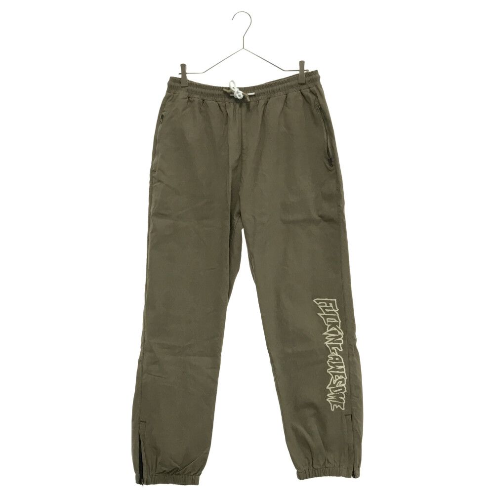 FUCKING AWESOME ファッキンオーサム TONAL ANIMAL TRACK PANT フロッキープリント トラックパンツ ブラウン FUCKING AWESOME (ファッキンオーサム) TONAL ANIMAL TRACK PANT