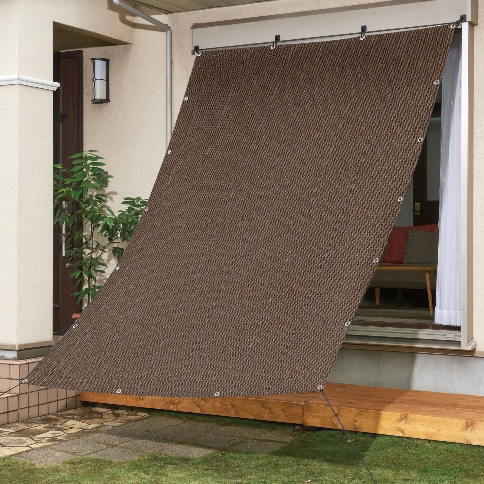 即納3M*5M 日よけ シェード オーニング クールシェード 日よけシート