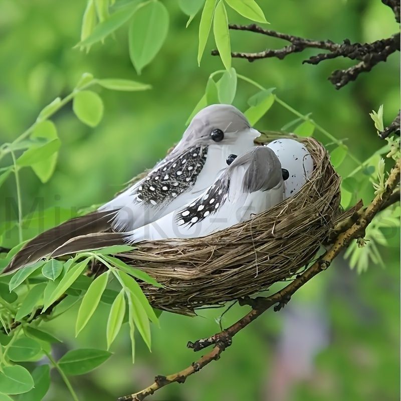天然野生＊野鳥＊とっても可愛い枝付き【鳥の巣】巣＊小鳥の巣＊ネイティブオブジェ tb4339360_0.jpg