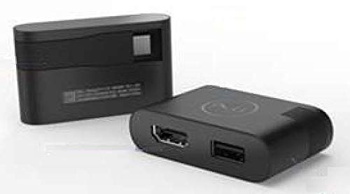 Dell DA20 USB Type-C - HDMI/USB Type-A アダプター ドロップインザボックスコンポーネント:XPS 15-9500 ノートパソコン XPS 17-9700 ノートパソコン Precision 5550 モバイルワークステー