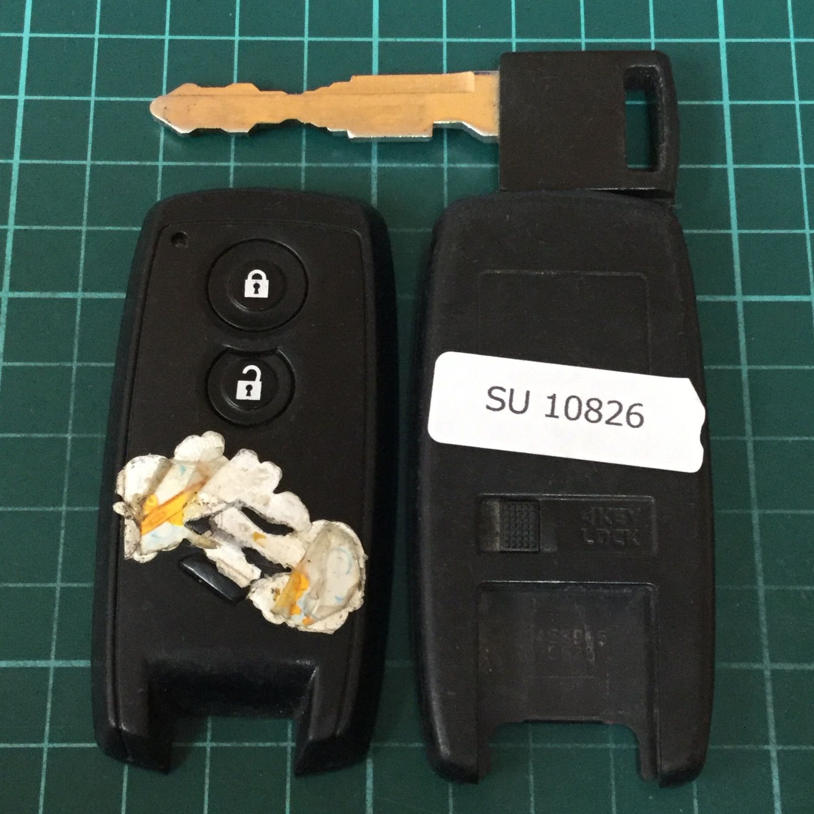 SU10826スズキ U43PB14B 純正 セルボ ワゴンR MRワゴン モコ フレア AZワゴン 2ボタン スマートキー キーレス リモコン -  メルカリ