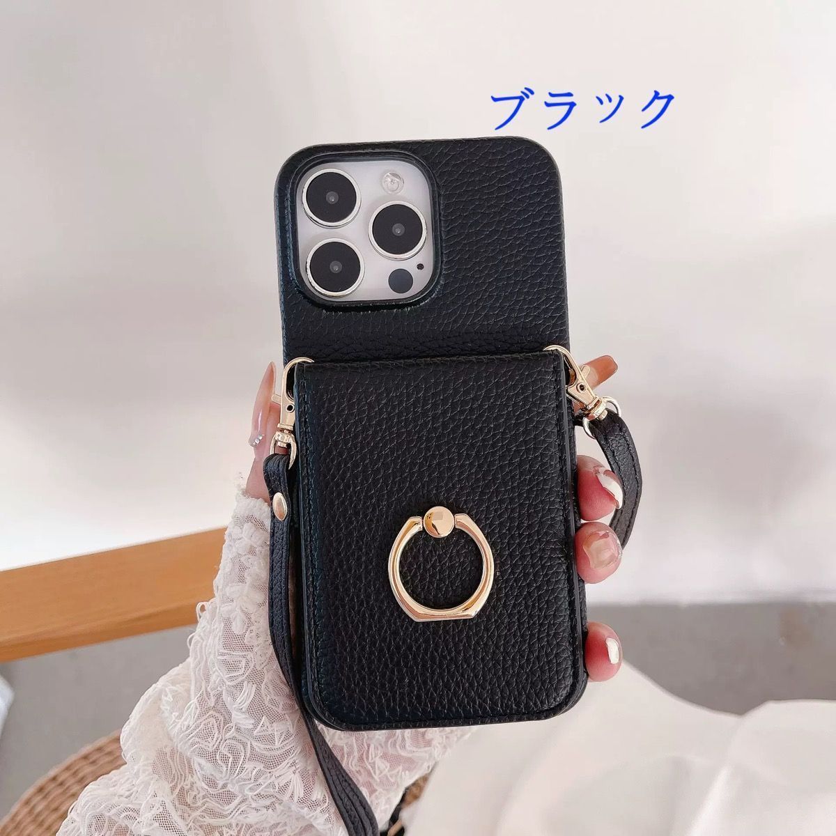 104.ショルダー タイプ スマホケース iphone14  リング付 ミラー付 楽天市場】リング付き iPhone16Pro 14Pro 13Pro 12Pro 11Pro