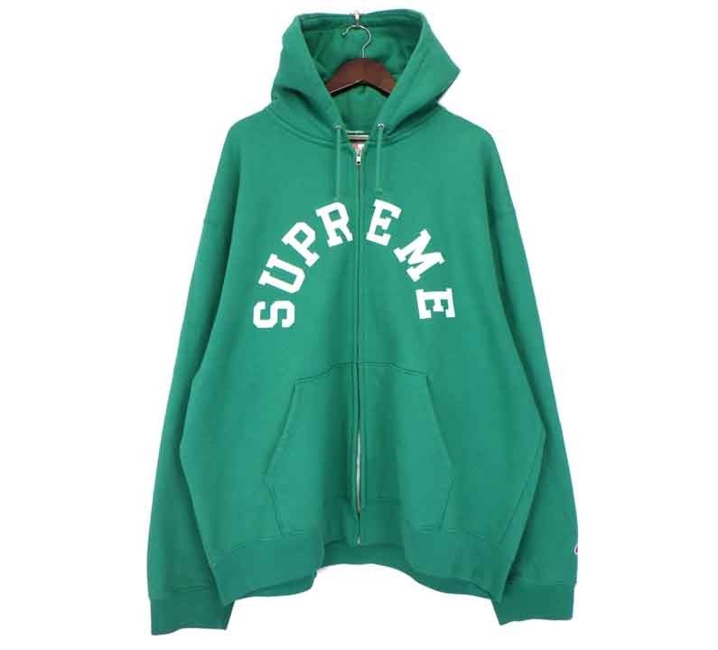 シュプリーム Supreme × チャンピオン Champion 24SS Zip Up Hooded Sweatshirt アーチ ロゴ ジップ アップ フーデッド スウェット シャツ パーカー w23003