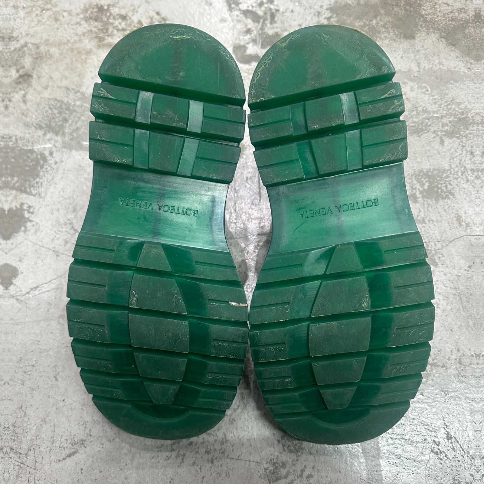  BOTTEGA VENETA レザー タイヤ アンクル チェルシーブーツ ボッテガヴェネタ 41 919 M 1 サイドゴアブーツ ブーツ 革靴