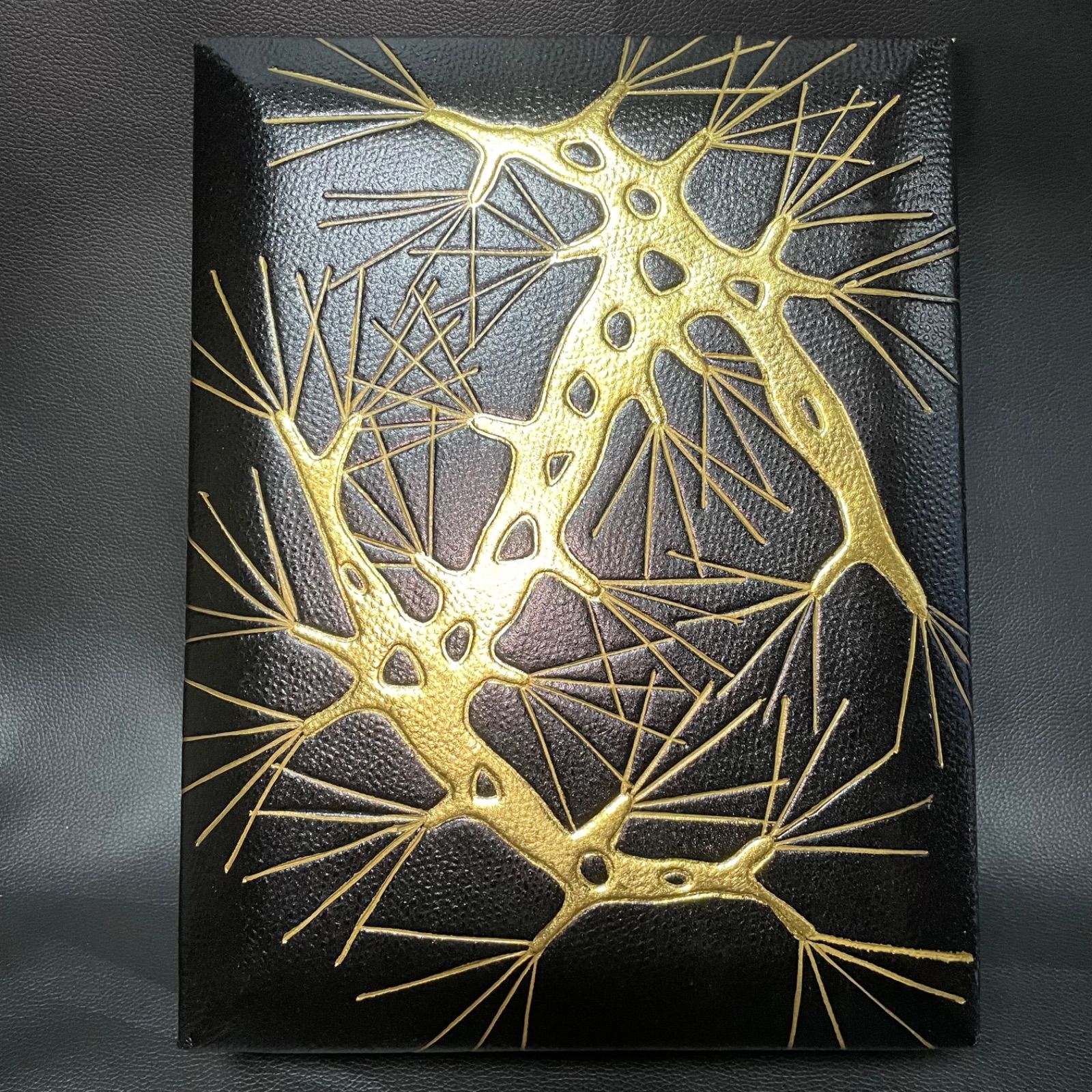 名産　姫路革細工　革文庫　文箱　伝統工芸品 名産 姫路革細工 革文庫 文箱 伝統工芸品 商品 No202：文庫[中] - 姫路