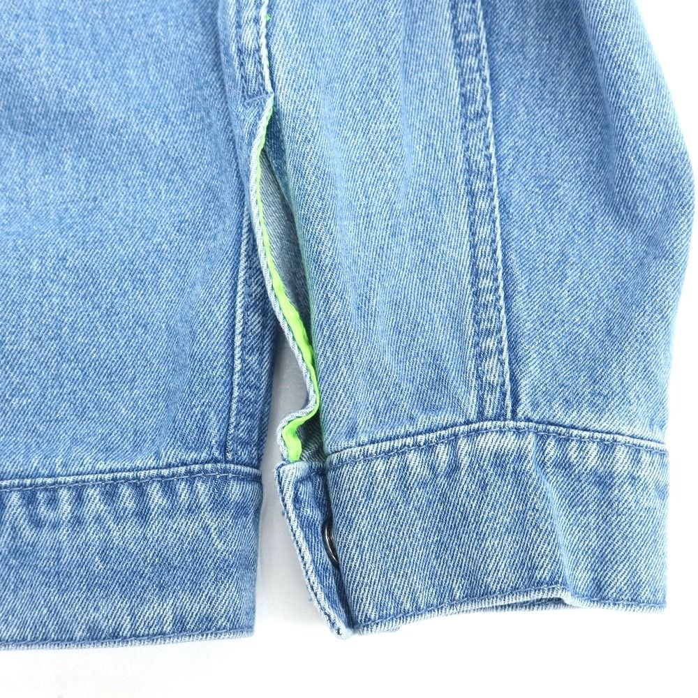 adidas - 【中古】アディダス adidas × KSENIASCHNAIDER Gジャン デニムジャケット ライトブルー【サイズL】【レディース】 adidas（アディダス）の「KSENIASCHNAIDER スリーストライプス