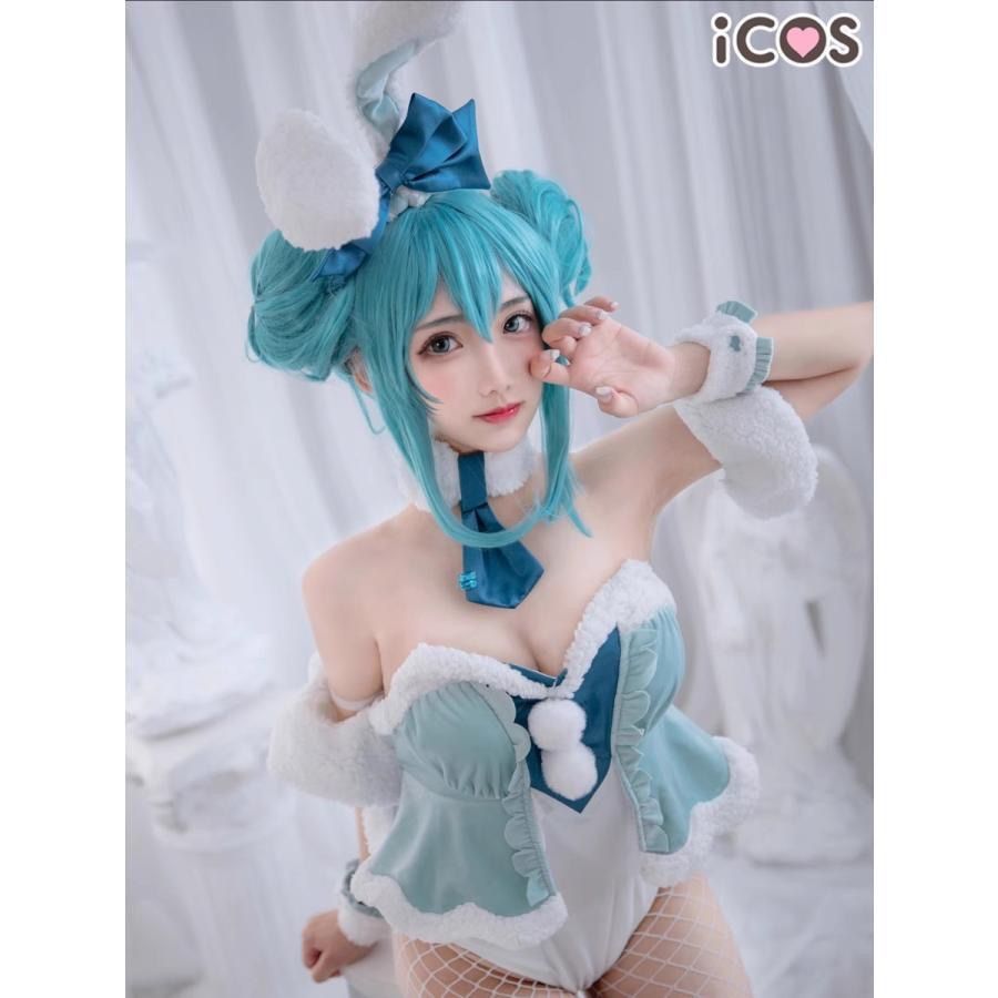 ICOS ボーカロイド 初音ミク コスプレ Miku 白うさぎガール 衣装 - メルカリ