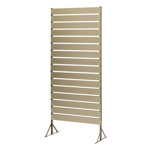 タカショーフェンス美WOODオクボーダーフェンス180約幅79.3cmx高さ180cmステン 目隠し屋外簡単組立パーテーション衝立アルミニウムBEW-F180ST