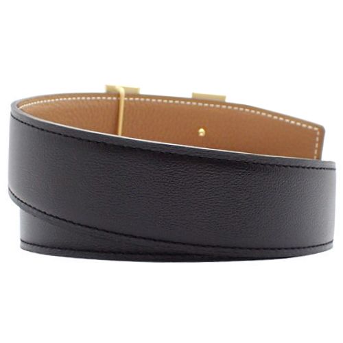 HERMES(エルメス) リバーシブル コンスタンスベルト ブラック ゴールド ブラウン茶 レザー トゴ ゴールド金具 C刻印 ベルト Hベルト アパレル ファッション小物 メンズ 40803002497【中古】【アラモード】 HERMES(エルメス) リバーシブル コンスタンスベルト ブラック/ゴールド