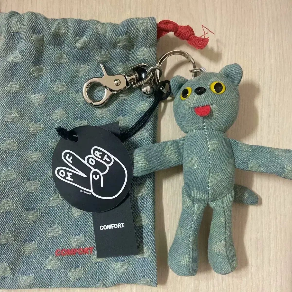 COMFORT PIYONG KEYRING ぬいぐるみ キーホルダー　ブルー COMFORT×Isetan PIYONG Key Ring | Comfort