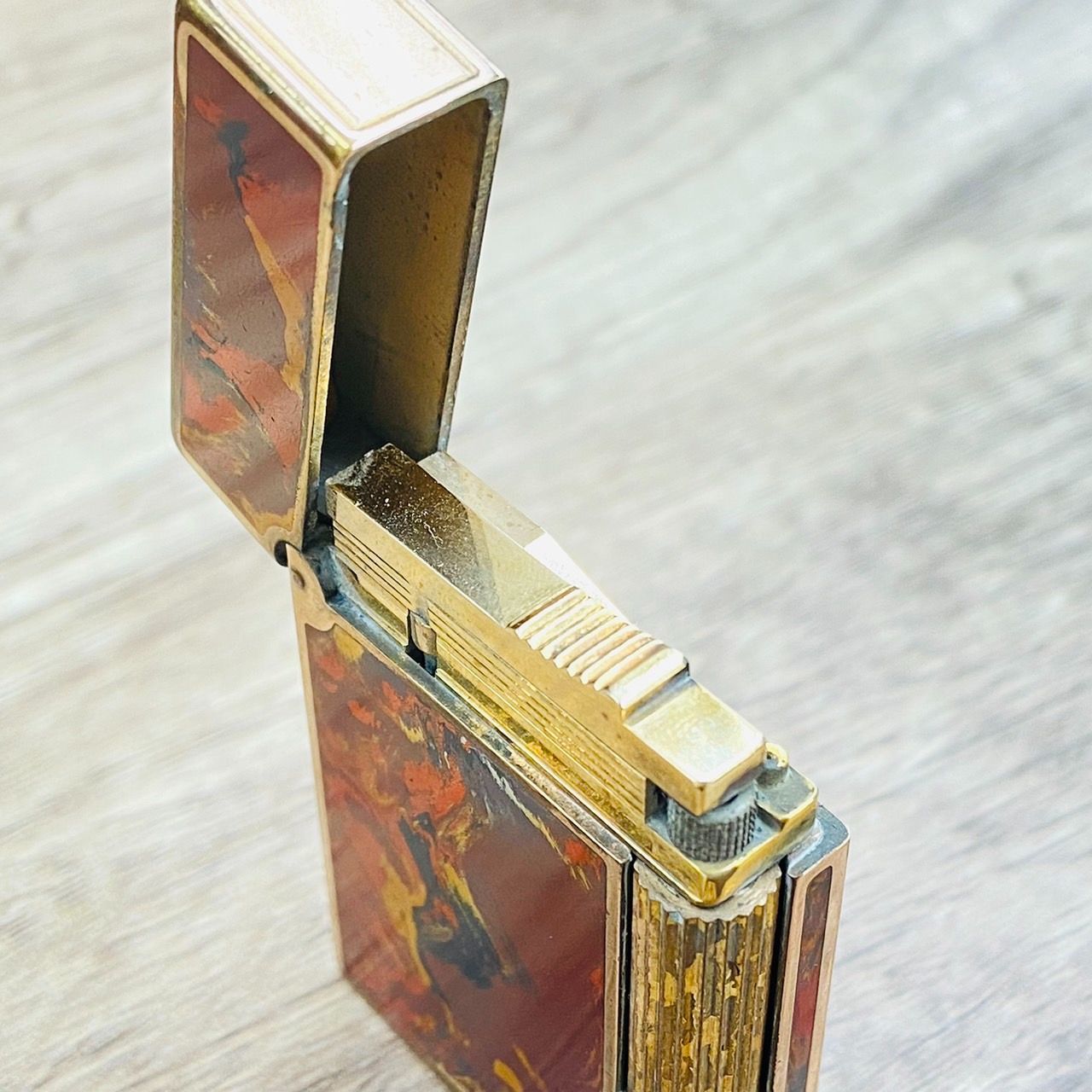 S.T.Dupont デュポン ガスライター ギャッビー マーブル柄 漆 S.T.Dupont デュポン ガスライター ギャッビー マーブル柄 漆