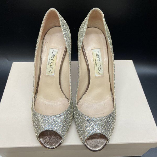 JIMMY CHOO/pumps/suède/navy/ladies/ジミーチュウ/パンプス