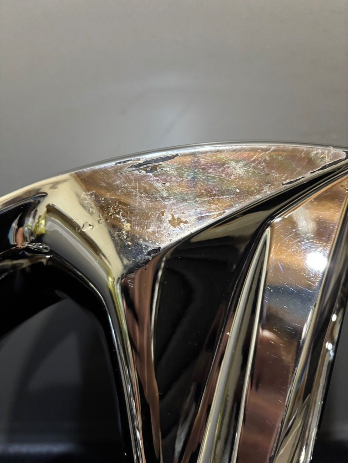 トヨタ 220 クラウン RS 前期 純正 スパッタリング 18インチ 8J 45 114.3 5H アルミホイール 4本 1-K351 TRITUETUBI_COM