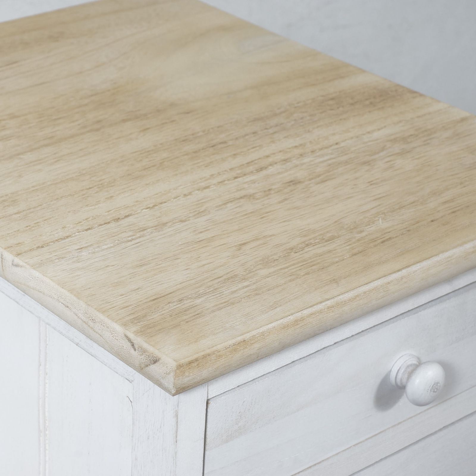 K 完成品 スリムチェスト 8段 高さ95cm 幅31cm 桐材 シャビーホワイト タワーチェスト スペース収納 シャビーシック 隙間収納