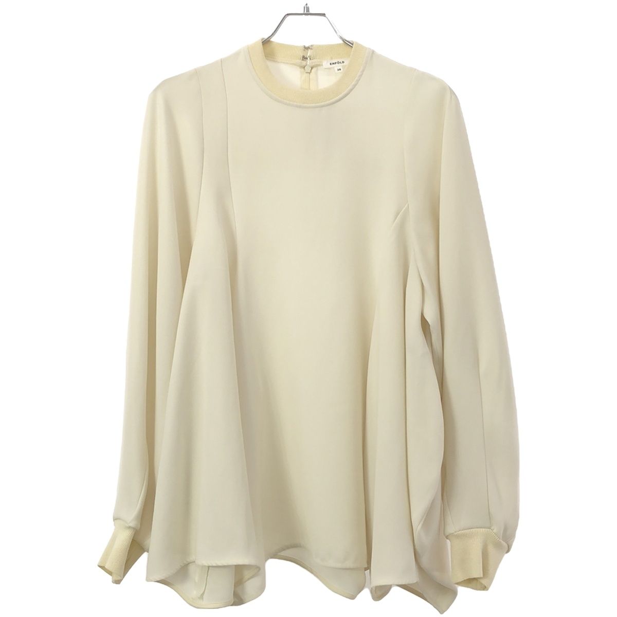 未使用級✨エンフォルド　23SS　CURVE-DRAPE PULLOVER　38 未使用級✨エンフォルド 23SS CURVE-DRAPE PULLOVER 38