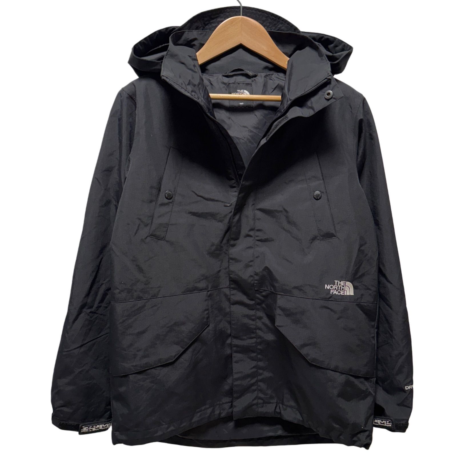 値下げ中⬇️THE NORTH FACE 黒 DRYVENT ジャケット 160 9802-TNFBlack-5-