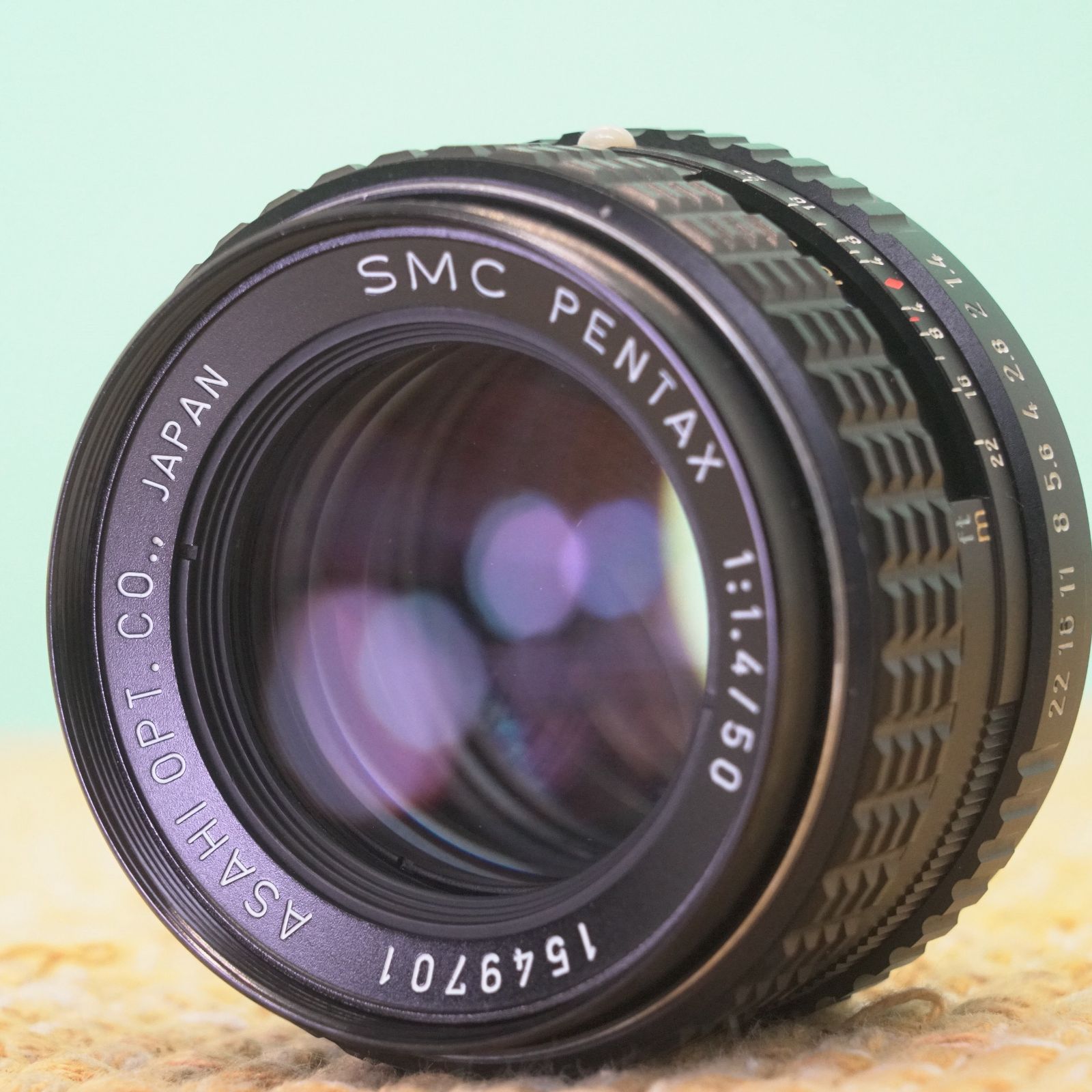 SMC PENTAX 50mm f1.4 Kマウント オールドレンズ #701-