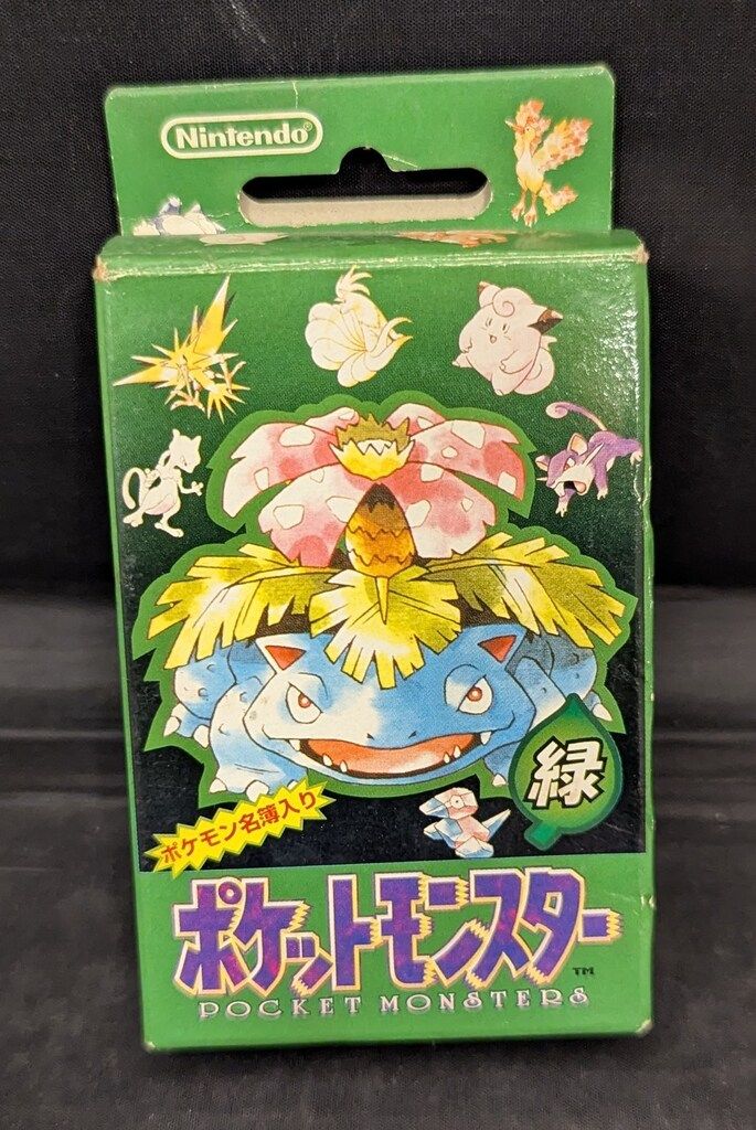 ポケットモンスター トランプ 緑 任天堂 任天堂 トランプ ポケモン 緑 - メルカリ