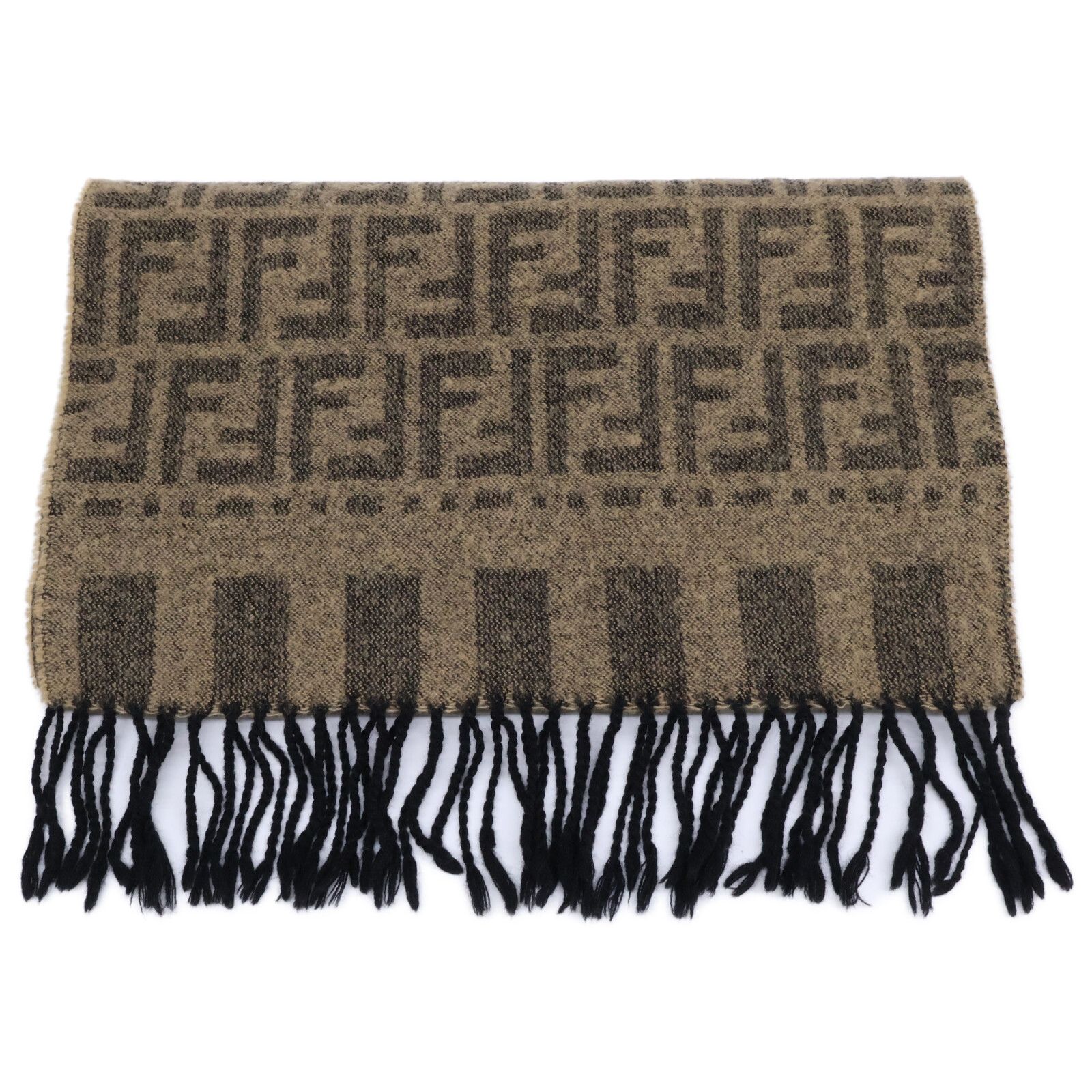 FENDI ズッカ ウールブランケット FENDI ズッカ ウールブランケット