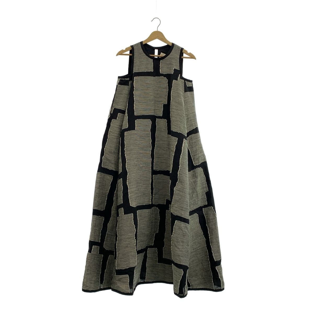 INSCRIRE / アンスクリア | cut jacquard flare dress ジャガード