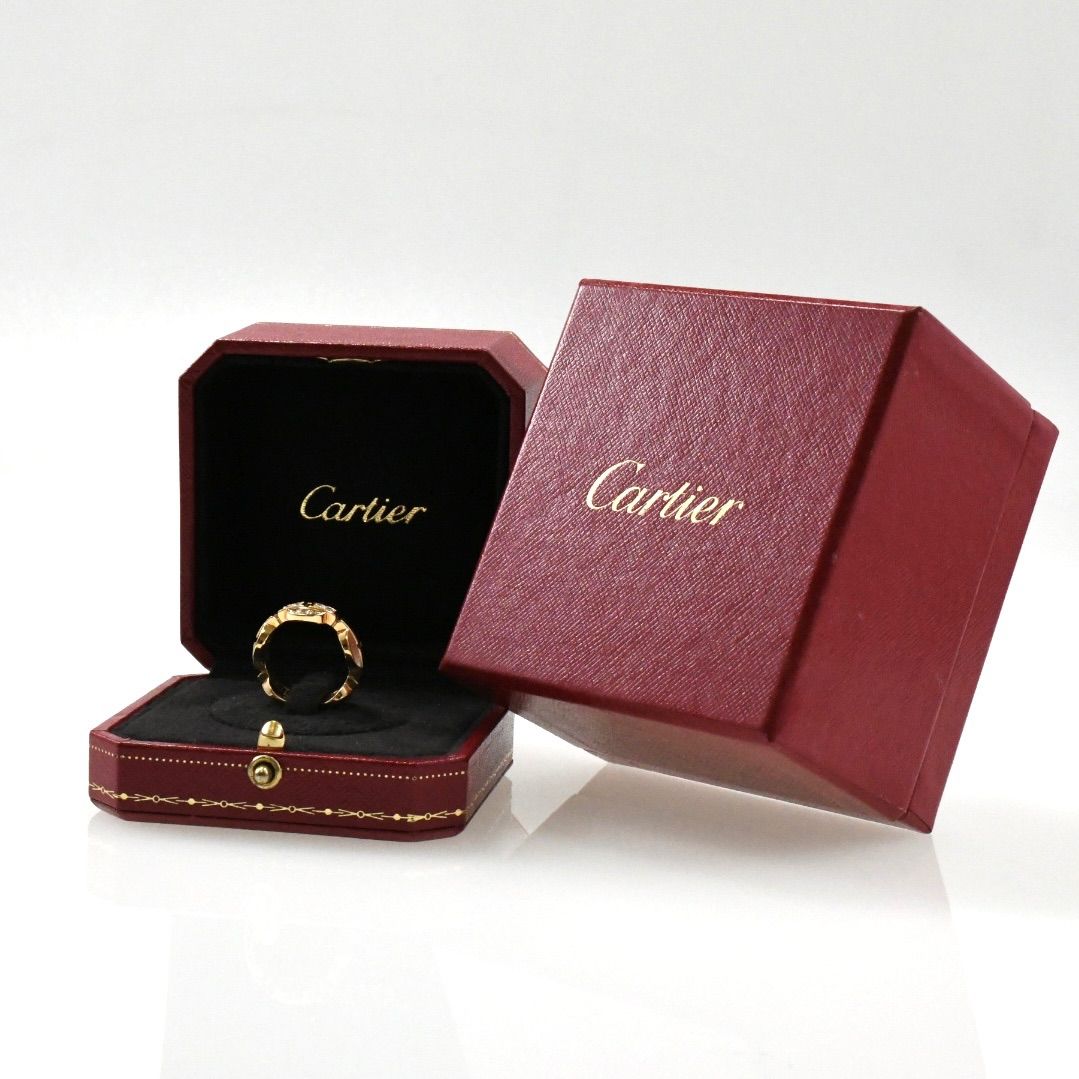 カルティエ イマリア リング K18YG イエローゴールド ダイヤ SIZE:55  