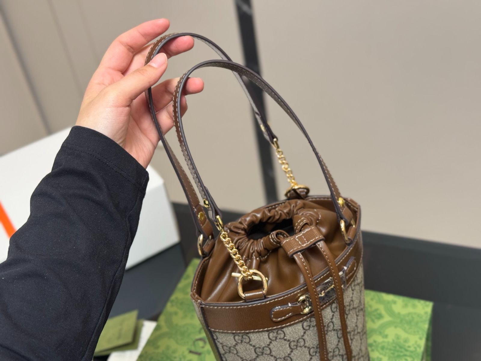 【GUCCI】国内発送 ハンドバッグ トートバッグ 1955 HORSEBIT 国内発送☆GUCCI】〔グッチ ホースビット 1955〕トートバッグ