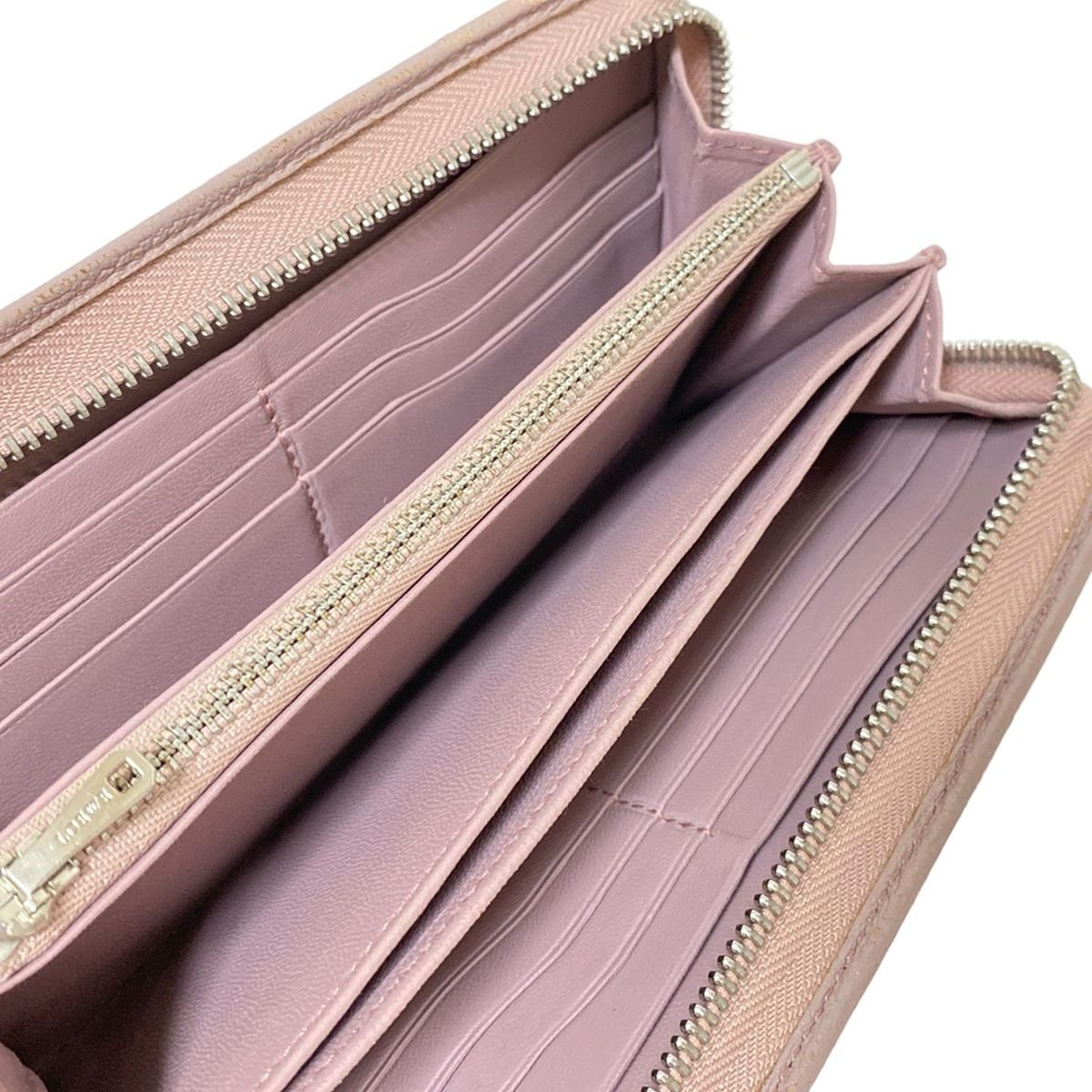 ⭐️希少良品⭐️LOEWE ロエベ 長財布 ベージュ 南京錠 ラウンドファスナー LOEWE(ロエベ) 長財布 - ライトピンク ラウンドファスナー