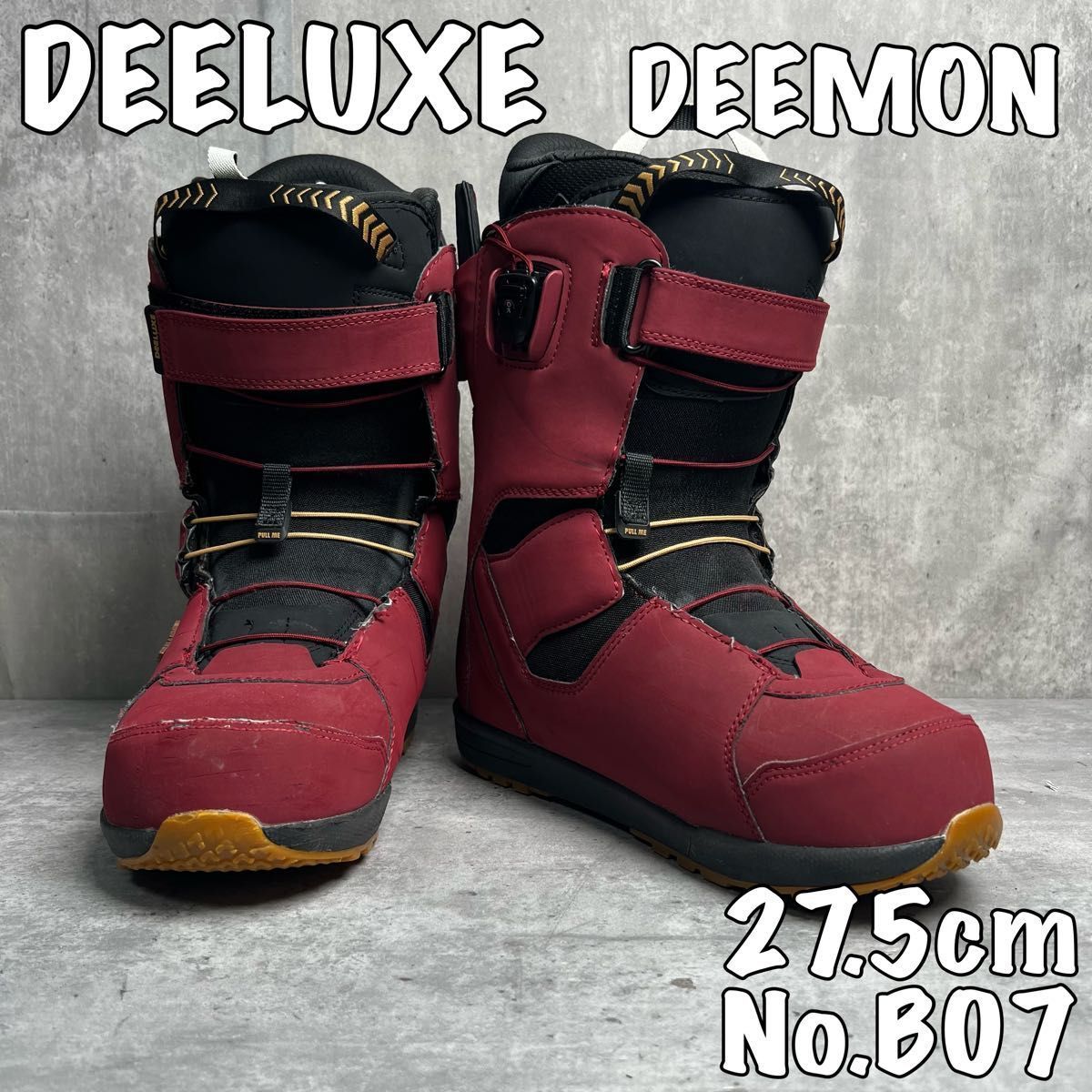 Deeluxe Elias Elhardt スノーボードブーツ レッド Deeluxe Elias Elhardt スノーボードブーツ レッド Deeluxe 明瞭