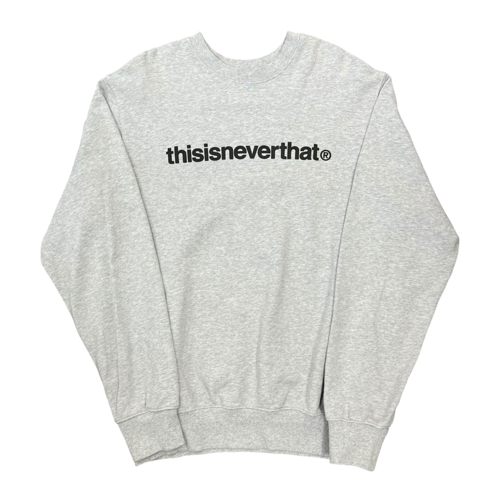 Thisisneverthat ロゴ スウェット トレーナー クルーネック