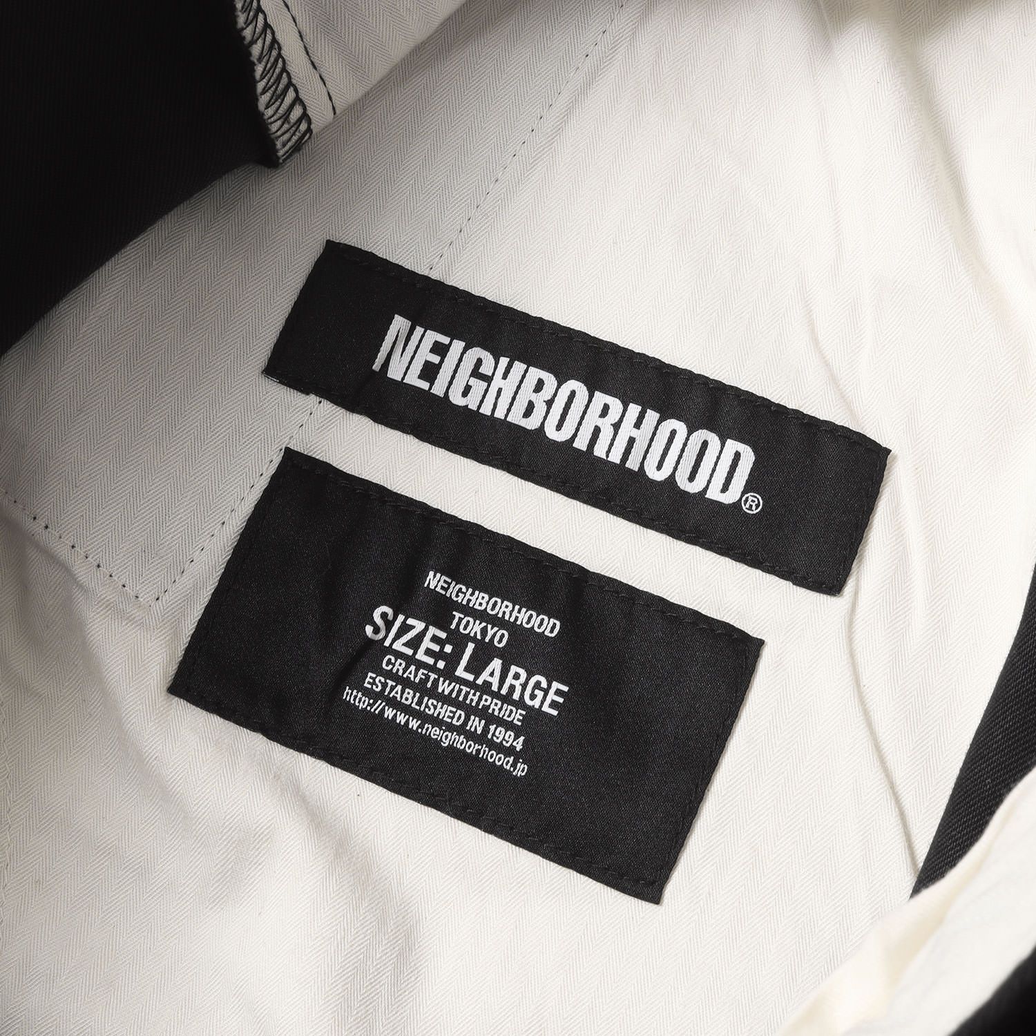 【美品】neighborhood ネイバーフッド パンツ ブラック M NEIGHBORHOOD 新品 ネイバーフッド 24SS WIDE BAKER PANTS