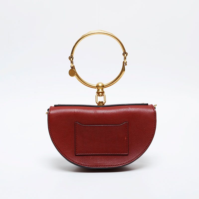 Chloe クロエ ショルダーバッグ レザー ナイル ミノディエール