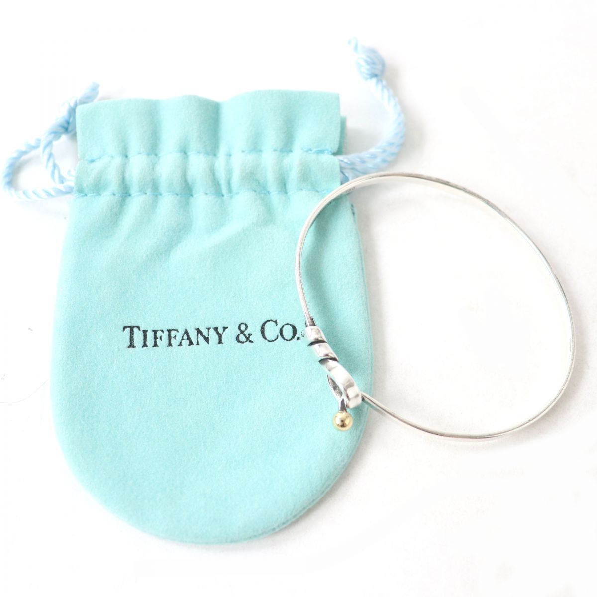 TIFFANY&Co.ティファニーアンドコーフックアンドアイコンビバングル正規品 ティファニー フックアンドアイ バングル | スイートロード