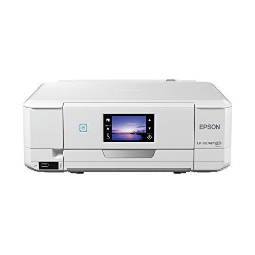 旧モデル エプソン プリンター インクジェット複合機 Colorio EP-807AW 無線 有線 スマホプリント Wi-Fi ホワイト