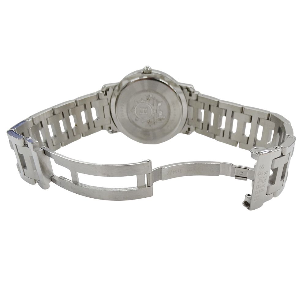 エルメス HERMES 時計 メンズ ブランド クリッパー デイト クオーツ QZ