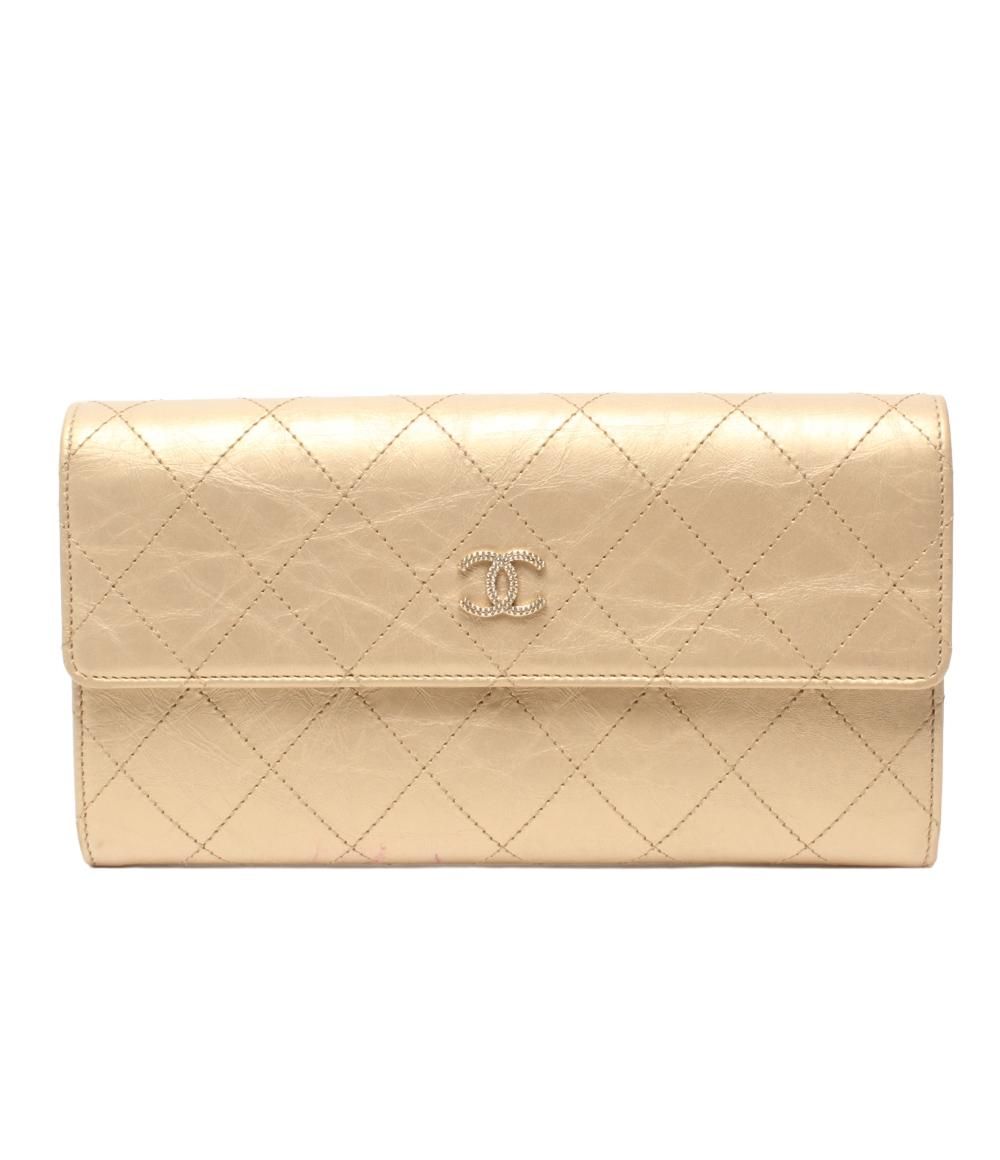 シャネル 長財布 ゴールド金具 レディース CHANEL
