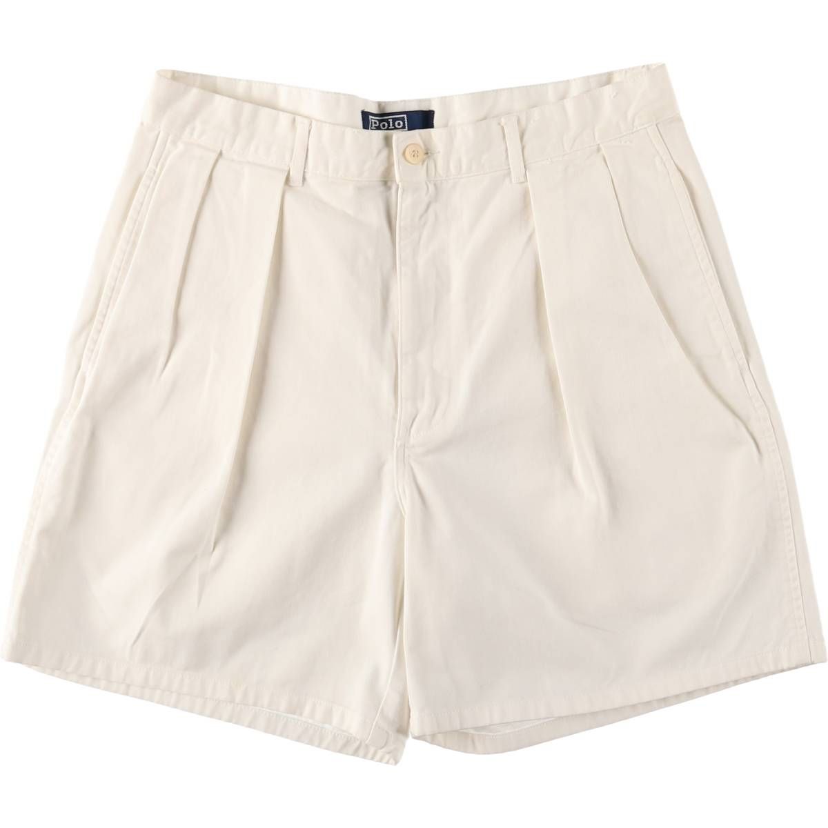 古着 ラルフローレン Ralph Lauren POLO by Ralph Lauren ツータック チノショーツ ショートパンツ メンズw32相当/eaa577629
