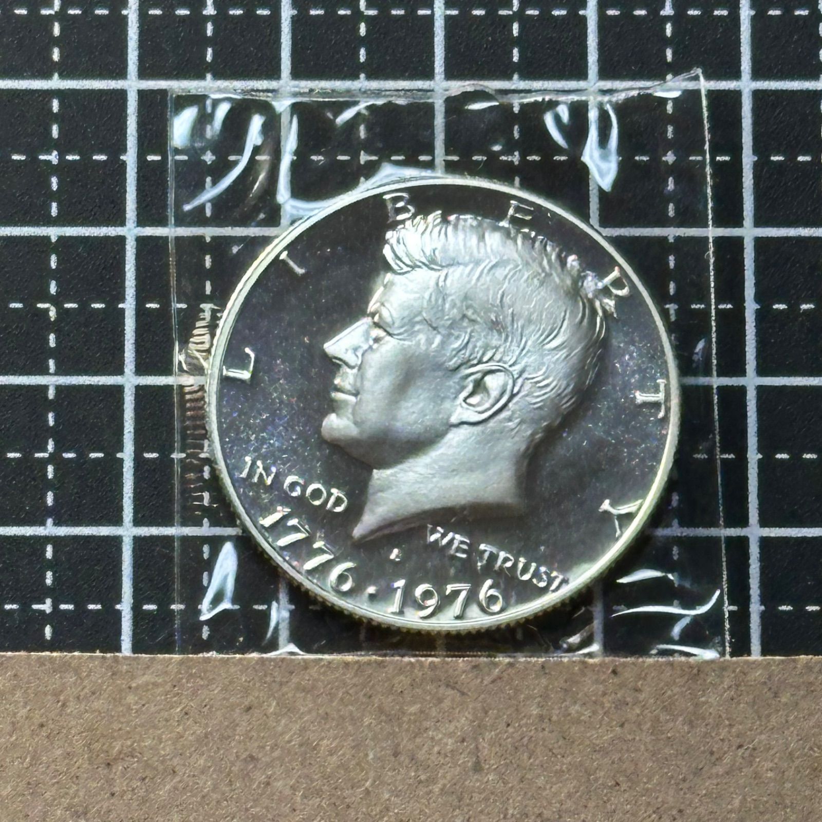 3936.　極美品　パープル　1974年　アメリカ　ケネディ ハーフダラー アメリカ銀貨 ケネディ 1968年 half dollar