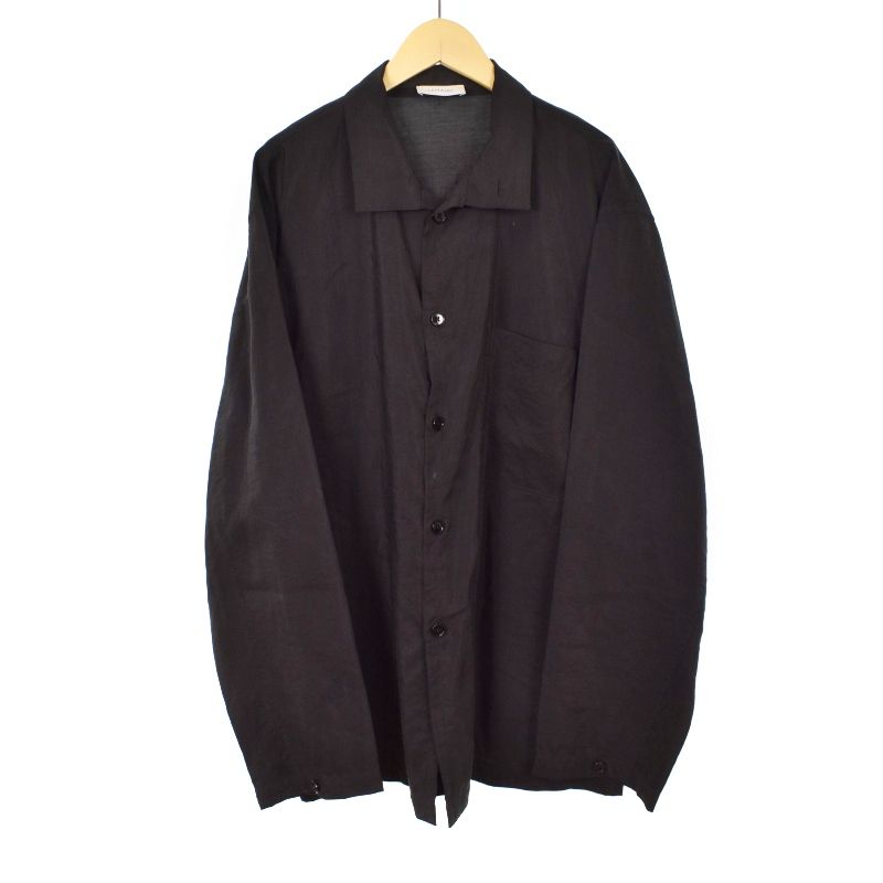 LEMAIRE ルメール 24AW RELAXED SHIRT LIGHT VISCOSE WOOL 長袖