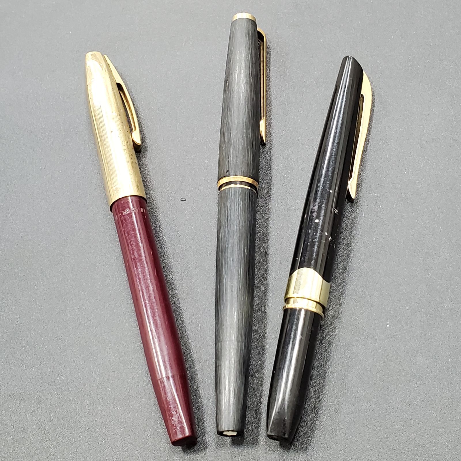 EL6 万年筆 3点セット SHEAFFER シェーファー 14K MONTBLANC モンブラン 585 PLATINUM プラチナ 18K MK11144
