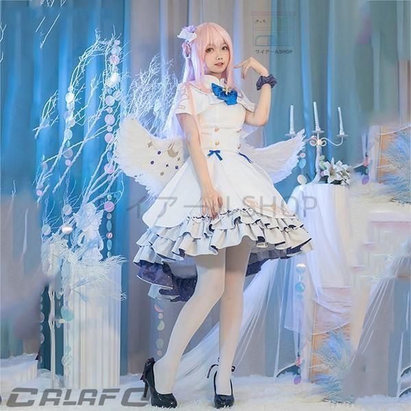 ブルーアーカイブ -Blue Archive- 聖園ミカ コスプレ衣装 イベント ゲーム ウィッグ 靴 追加可