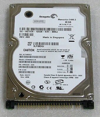 Seagate 80gb 2.5