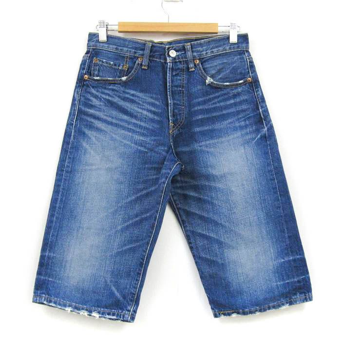 リーバイス デニムパンツ ボトムス ショート ジーンズ  メンズ W29L15サイズ ネイビー Levi's 【中古】