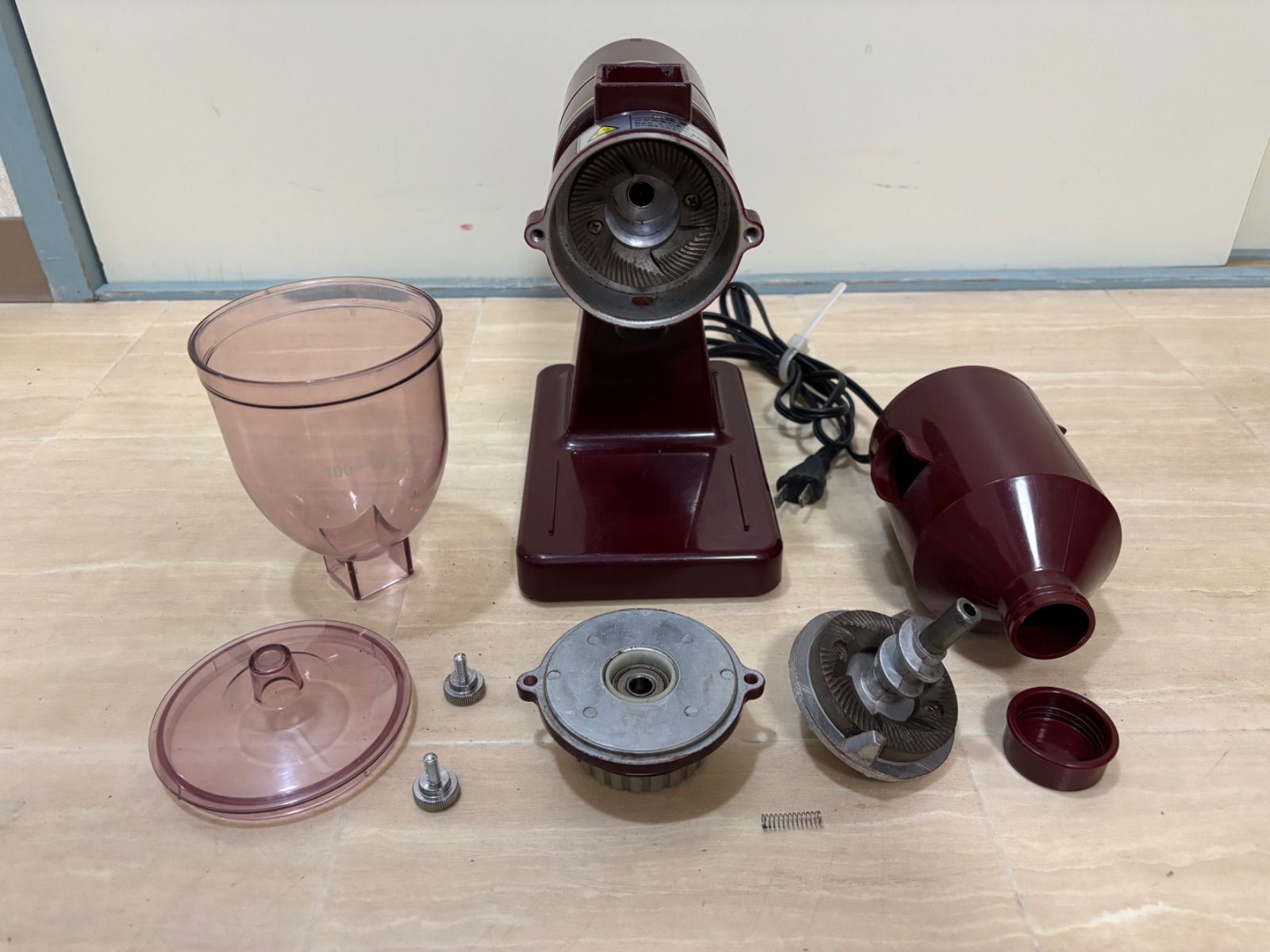 Kalita カリタ ナイスカットミル KH-100 レッド 電動コーヒー